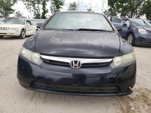 1HGFA16896L137635 - 2006 HONDA CIVIC EX BLACK photo 5