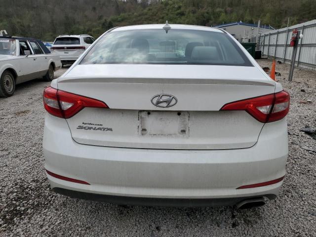 5NPE24AF8HH536154 - 2017 HYUNDAI SONATA SE WHITE photo 6