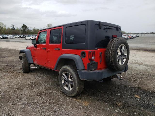 1C4BJWDG2HL684236 - 2017 JEEP WRANGLER U SPORT RED photo 2