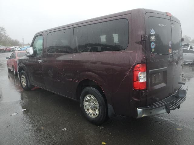 5BZAF0AA9DN200099 - 2013 NISSAN NV 3500 S BURGUNDY photo 2