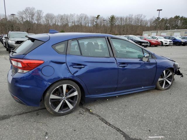 4S3GTAM67H3754890 - 2017 SUBARU IMPREZA SPORT BLUE photo 3