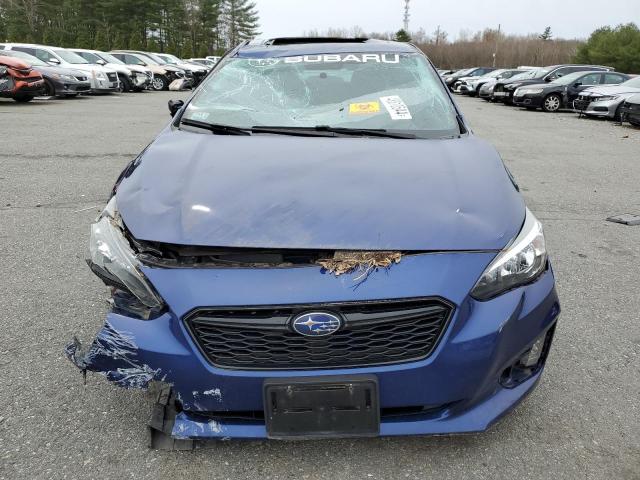 4S3GTAM67H3754890 - 2017 SUBARU IMPREZA SPORT BLUE photo 5