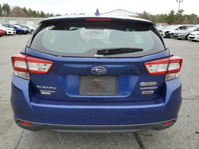 4S3GTAM67H3754890 - 2017 SUBARU IMPREZA SPORT BLUE photo 6