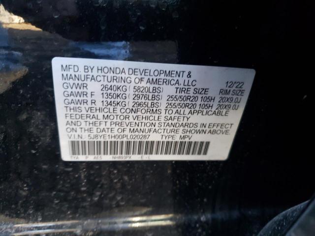 5J8YE1H00PL020287 - 2023 ACURA MDX A-SPEC BLACK photo 14