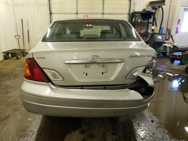 4T1BF28B62U210201 - 2002 TOYOTA AVALON XL SILVER photo 6