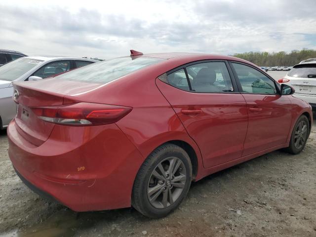 5NPD84LF6JH244807 - 2018 HYUNDAI ELANTRA SEL RED photo 3