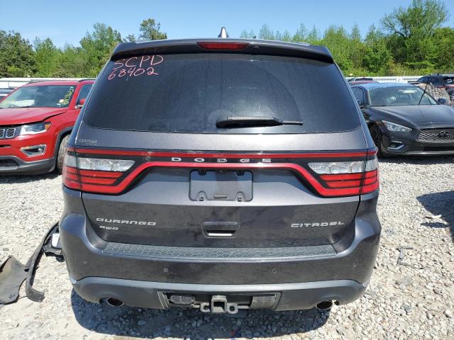 1C4SDJETXEC410493 - 2014 DODGE DURANGO CITADEL GRAY photo 6