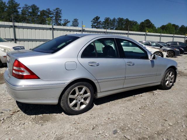 WDBRF54H07A915064 - 2007 MERCEDES-BENZ C 280 SILVER photo 3