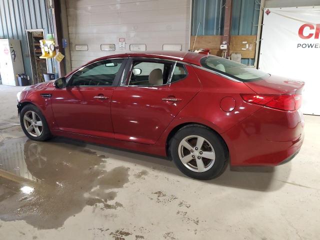 5XXGM4A76EG297822 - 2014 KIA OPTIMA LX RED photo 2