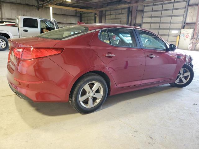 5XXGM4A76EG297822 - 2014 KIA OPTIMA LX RED photo 3