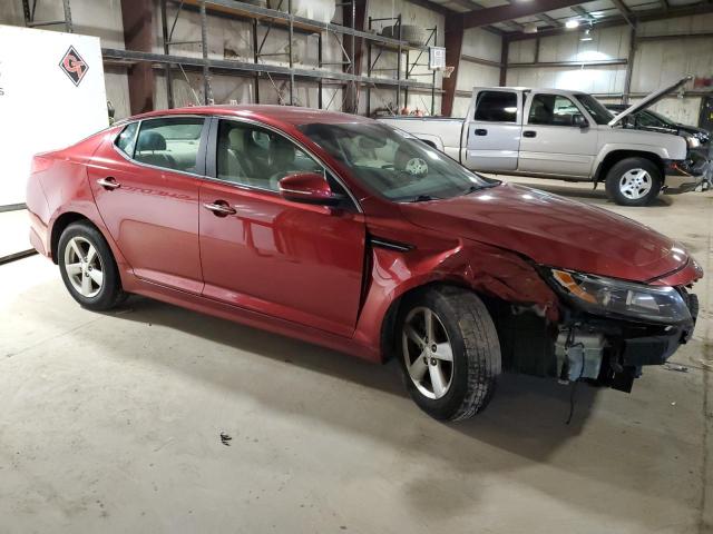 5XXGM4A76EG297822 - 2014 KIA OPTIMA LX RED photo 4