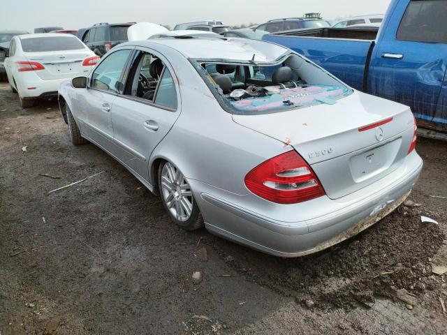 WDBUF83J95X184208 - 2005 MERCEDES-BENZ E 500 4MATIC SILVER photo 3