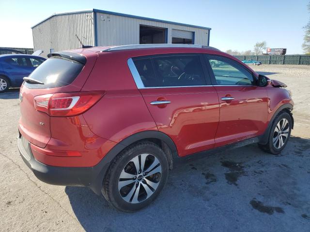 KNDPC3A21B7058619 - 2011 KIA SPORTAGE EX RED photo 3