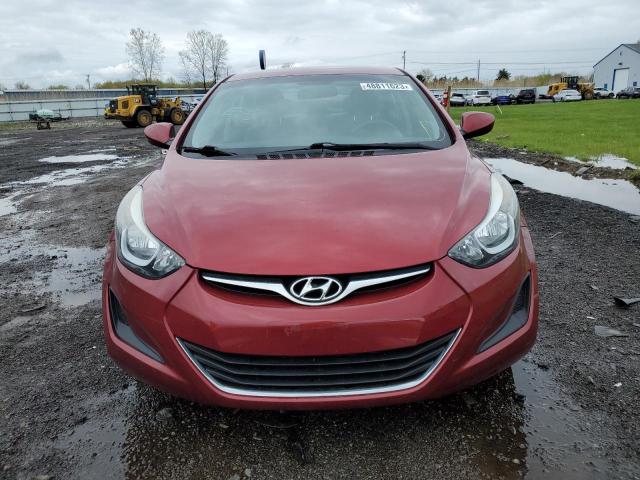 5NPDH4AE0EH541538 - 2014 HYUNDAI ELANTRA SE RED photo 5