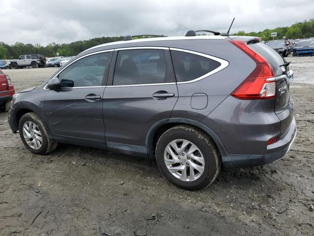 2HKRM3H73FH555714 - 2015 HONDA CR-V EXL GRAY photo 2