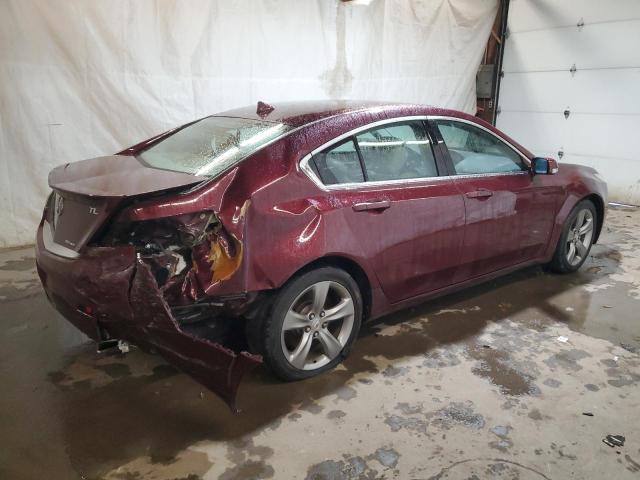 19UUA9F53CA007773 - 2012 ACURA TL BURGUNDY photo 3