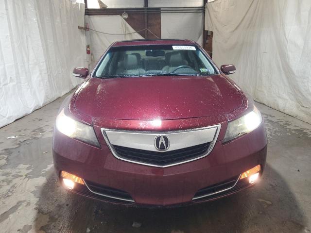 19UUA9F53CA007773 - 2012 ACURA TL BURGUNDY photo 5