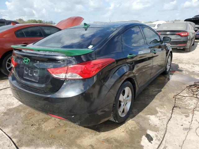 5NPDH4AEXDH352135 - 2013 HYUNDAI ELANTRA GLS BLACK photo 3