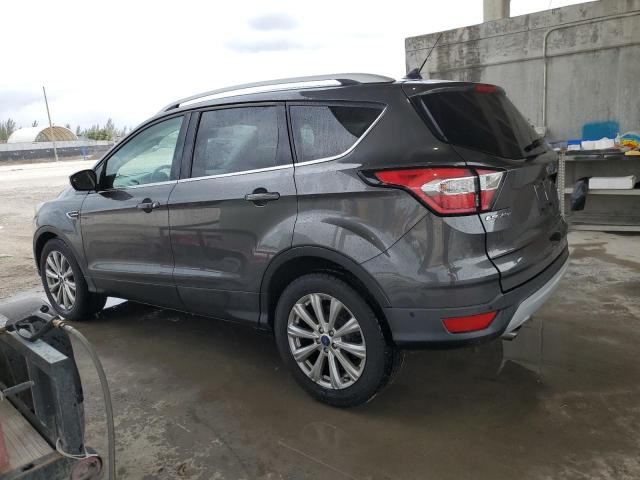 1FMCU0J9XJUD00617 - 2018 FORD ESCAPE TITANIUM CHARCOAL photo 2