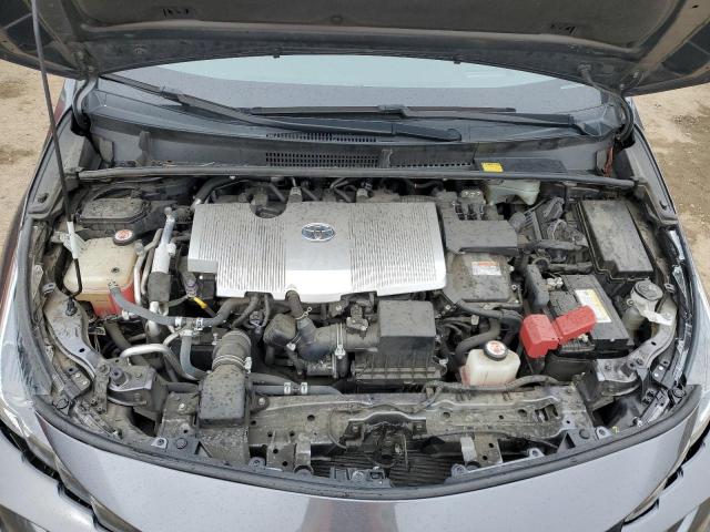 JTDKARFP7H3044912 - 2017 TOYOTA PRIUS PRIM ნაცრისფერი ფოტო 11