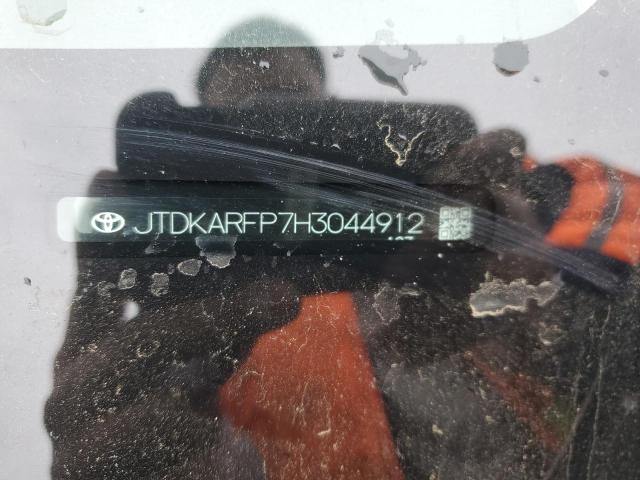 JTDKARFP7H3044912 - 2017 TOYOTA PRIUS PRIM ნაცრისფერი ფოტო 12