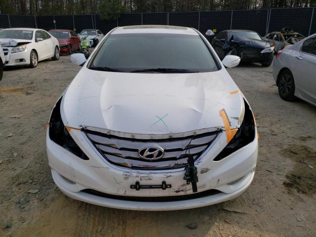 5NPEC4AC5BH081838 - 2011 HYUNDAI SONATA SE WHITE photo 5