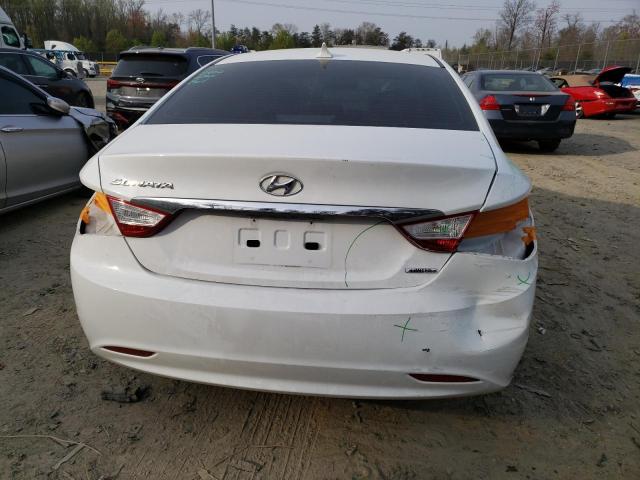 5NPEC4AC5BH081838 - 2011 HYUNDAI SONATA SE WHITE photo 6