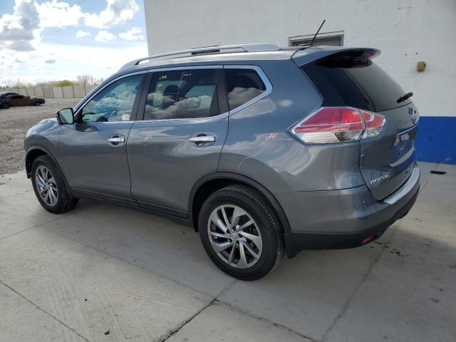 5N1AT2MV4FC777524 - 2015 NISSAN ROGUE S GRAY photo 2