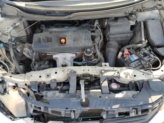2HGFB2F96CH530142 - 2012 HONDA CIVIC EXL WHITE photo 11