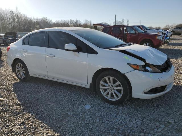 2HGFB2F96CH530142 - 2012 HONDA CIVIC EXL WHITE photo 4
