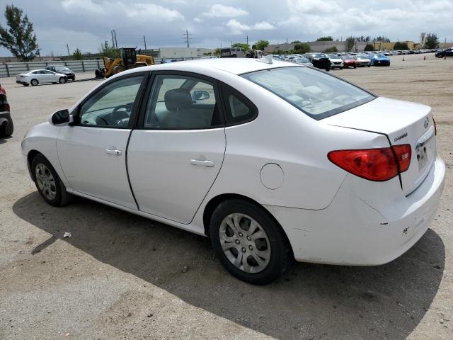 KMHDU4AD6AU852454 - 2010 HYUNDAI ELANTRA BLUE WHITE photo 2