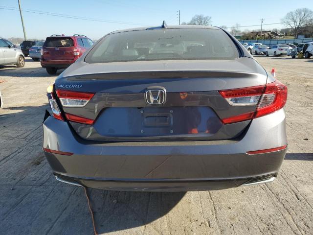 1HGCV1F18LA124960 - 2020 HONDA ACCORD LX GRAY photo 6