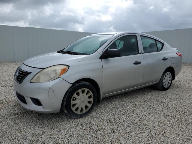 3N1CN7AP1DL834468 - 2013 NISSAN VERSA S SILVER photo 1