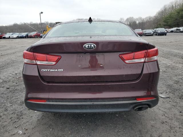 5XXGT4L32GG088688 - 2016 KIA OPTIMA LX BURGUNDY photo 6