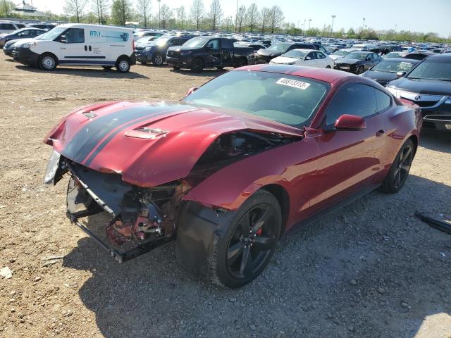 1FA6P8TH5K5142362 - 2019 FORD MUSTANG RED photo 1