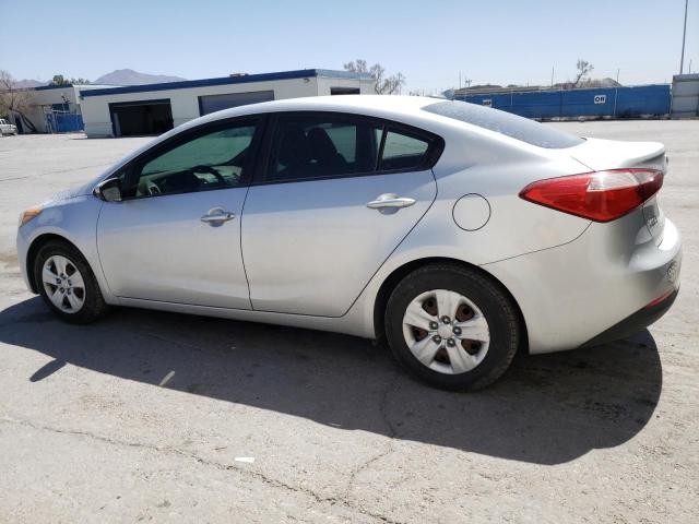 KNAFK4A61F5285704 - 2015 KIA FORTE LX SILVER photo 2