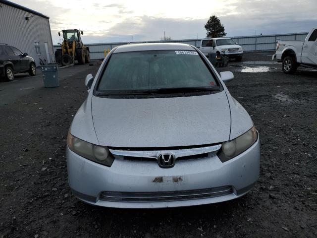 JHMFA16547S009006 - 2007 HONDA CIVIC LX SILVER photo 5