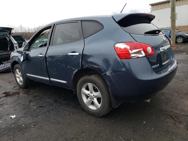 JN8AS5MV3DW120450 - 2013 NISSAN ROGUE S BLUE photo 2