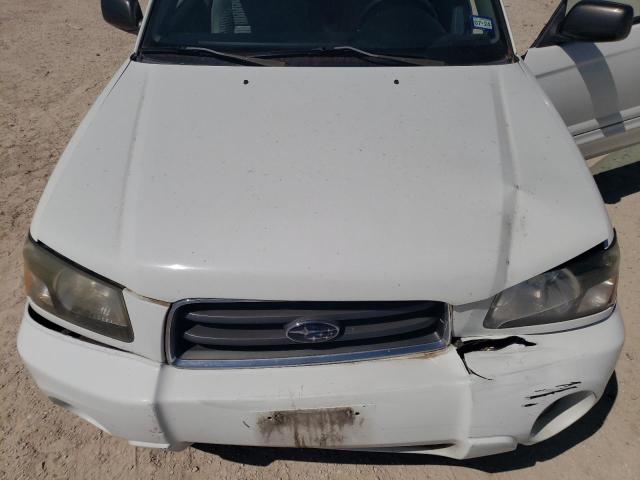 JF1SG656X5H700546 - 2005 SUBARU FORESTER 2.5XS Белый фото 11