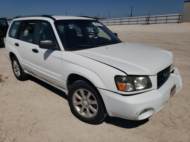 JF1SG656X5H700546 - 2005 SUBARU FORESTER 2.5XS Белый фото 4