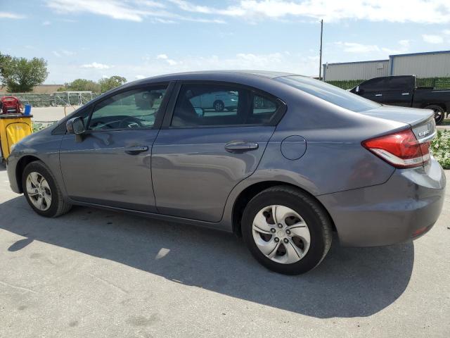 2HGFB2F58EH545869 - 2014 HONDA CIVIC LX GRAY photo 2