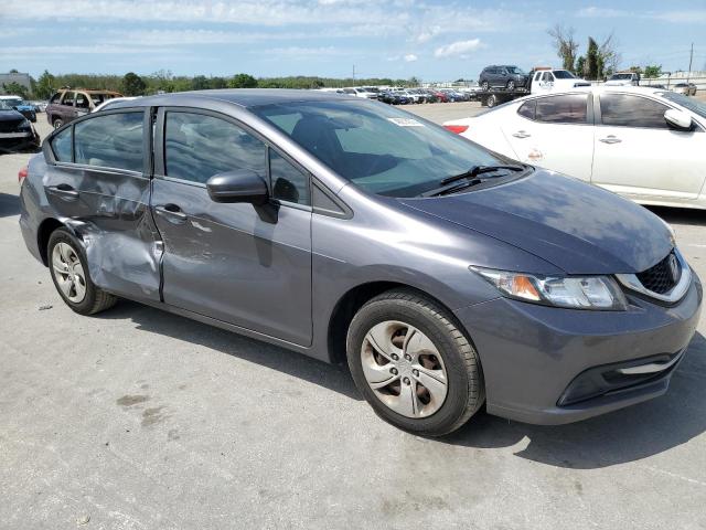 2HGFB2F58EH545869 - 2014 HONDA CIVIC LX GRAY photo 4