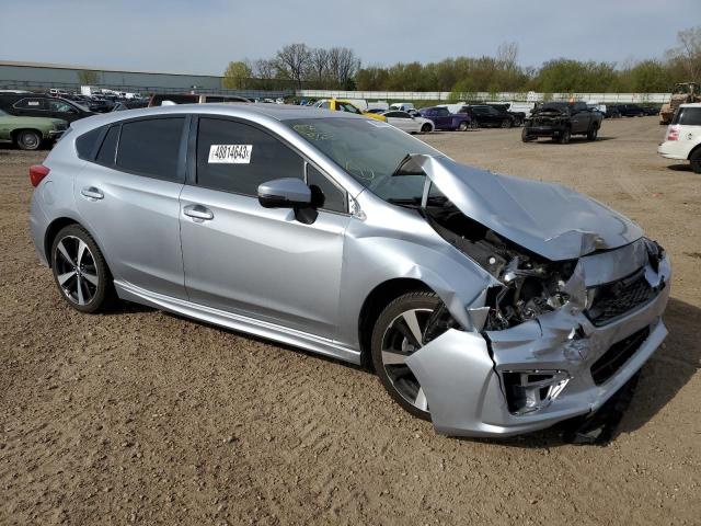 4S3GTAM64H3742843 - 2017 SUBARU IMPREZA SPORT SILVER photo 4