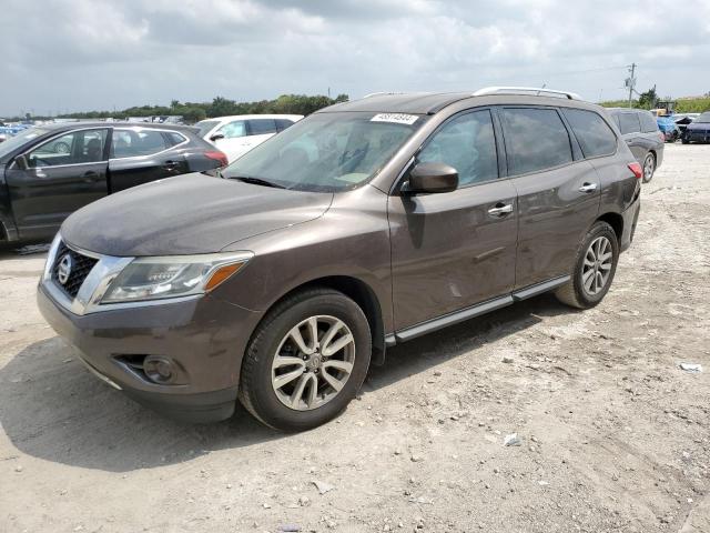 5N1AR2MN3GC633995 - 2016 NISSAN PATHFINDER S BROWN photo 1