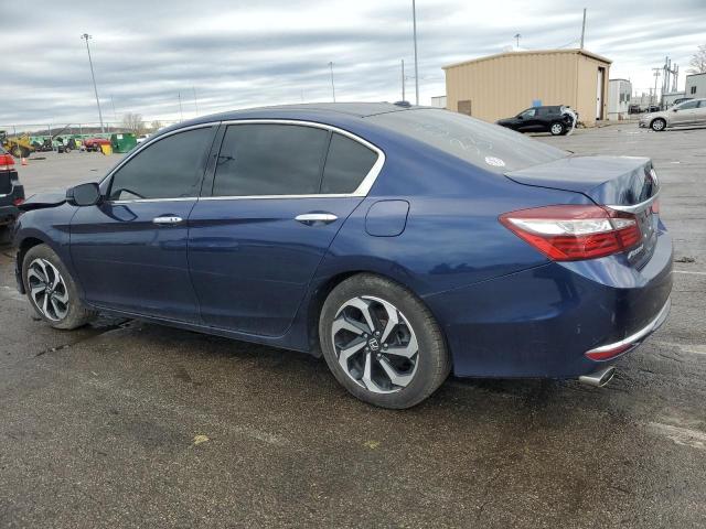 1HGCR3F82GA013212 - 2016 HONDA ACCORD EXL BLUE photo 2