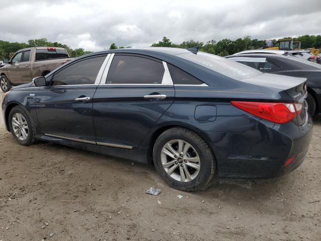 5NPEB4AC5EH860356 - 2014 HYUNDAI SONATA GLS BLUE photo 2