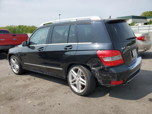 WDCGG8HB4BF600139 - 2011 MERCEDES-BENZ GLK 350 4MATIC BLACK photo 2