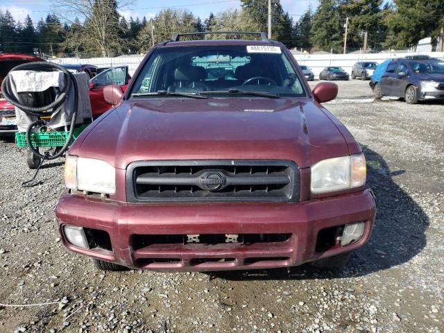 JN8DR07Y71W500551 - 2001 NISSAN PATHFINDER LE BURGUNDY photo 5