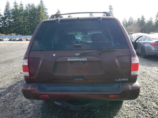 JN8DR07Y71W500551 - 2001 NISSAN PATHFINDER LE BURGUNDY photo 6