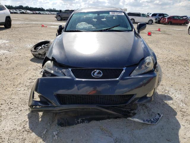 JTHCK262582024384 - 2008 LEXUS IS250 250 BLACK photo 5